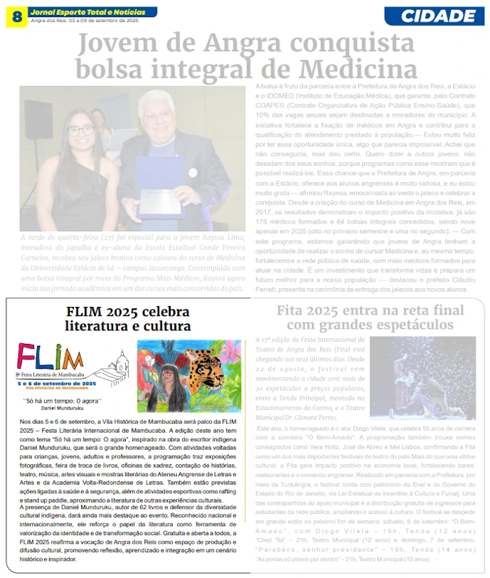 FLIM no Jornal ETN