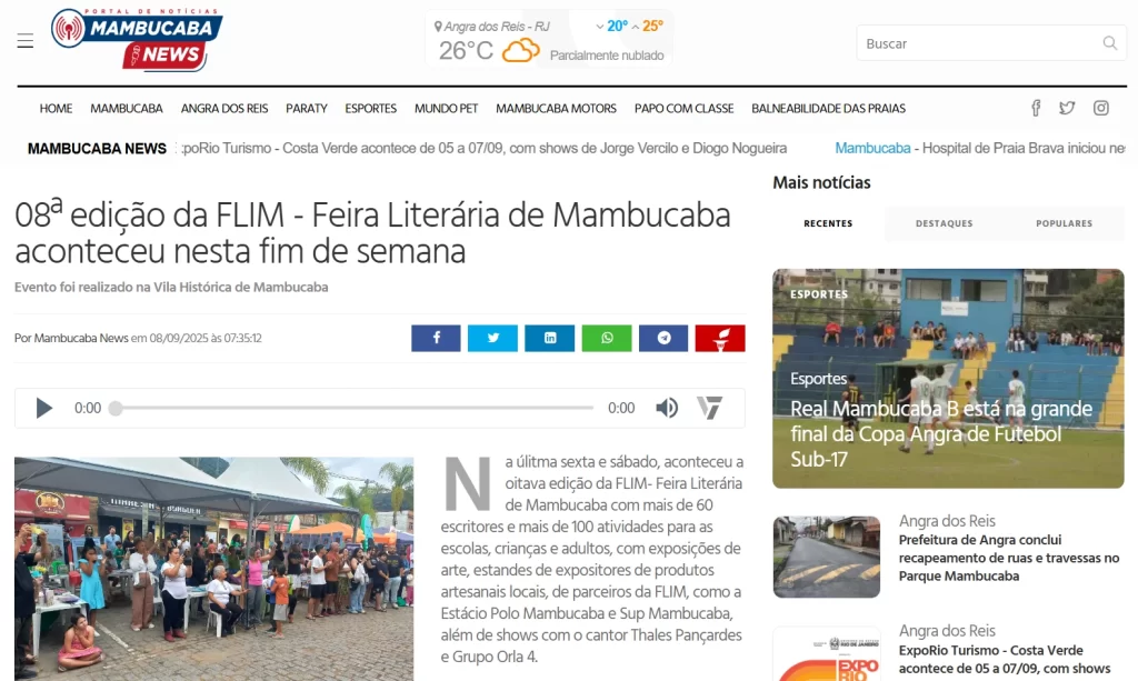 Site Mambucaba News
