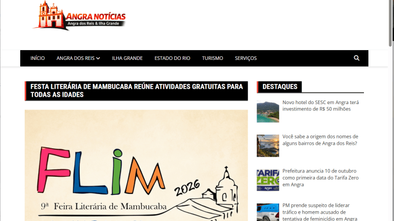 Angra Notícias – FLIM 2026